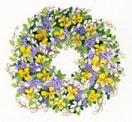 Spring Wreath III | Obraz na stenu