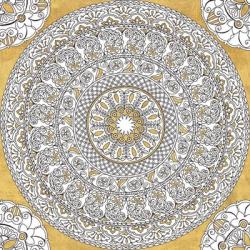 Color My World Mandala I Gold | Obraz na stenu