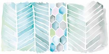 Watercolor Chevron Bright | Obraz na stenu