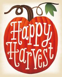 Harvest Time Happy Harvest Pumpkins | Obraz na stenu