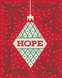 Jolly Holiday Ornaments Hope | Obraz na stenu