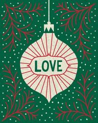 Jolly Holiday Ornaments Love | Obraz na stenu