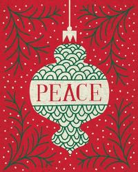 Jolly Holiday Ornaments Peace | Obraz na stenu