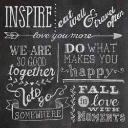 Inspiration Chalkboard III | Obraz na stenu