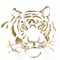 Gilded Tiger | Obraz na stenu