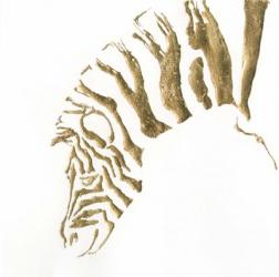 Gilded Zebra | Obraz na stenu