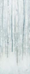 Birches in Winter Blue Gray Panel II | Obraz na stenu