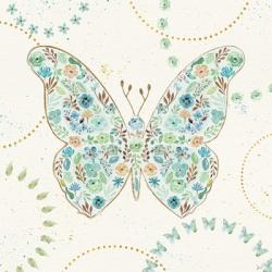 Flutterby Blooms I | Obraz na stenu