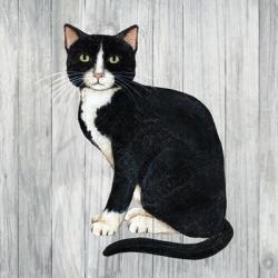 Country Kitty I on Wood | Obraz na stenu