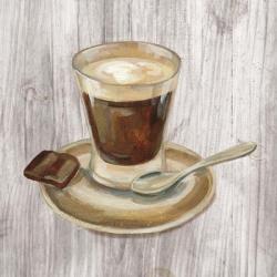 Coffee Time III on Wood | Obraz na stenu