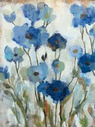 Abstracted Floral in Blue II | Obraz na stenu
