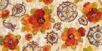Hibiscus and Mandala Flowers | Obraz na stenu