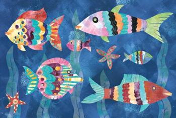 Boho Reef Fish III | Obraz na stenu