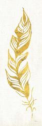 Gold Water Feather I | Obraz na stenu