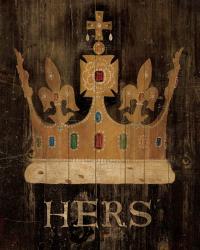 Her Majesty's Crown with word | Obraz na stenu