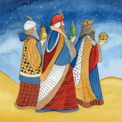 Christmas in Bethlehem I with Stars | Obraz na stenu