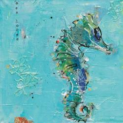 Little Seahorse Blue | Obraz na stenu