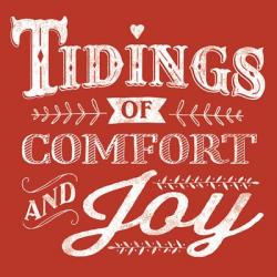 Comfort and Joy Red | Obraz na stenu