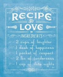 Life Recipes I Blue | Obraz na stenu