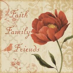Faith Family Friends Sq | Obraz na stenu