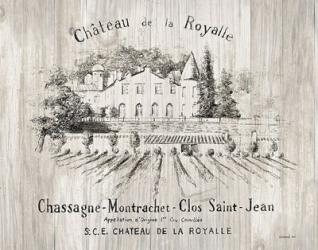 Chateau Royalle on Wood | Obraz na stenu