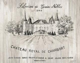 Chateau Chambort on Wood | Obraz na stenu