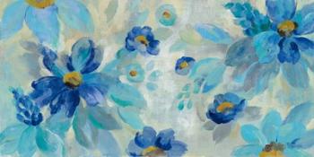 Blue Flowers Whisper I | Obraz na stenu