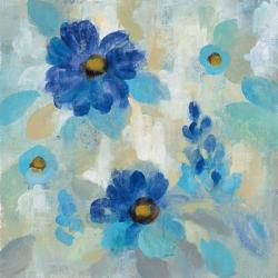 Blue Flowers Whisper II | Obraz na stenu