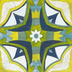 Andalucia Tiles E Blue and Yellow | Obraz na stenu