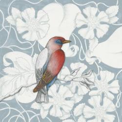 Arts and Crafts Birds I Tone on Tone | Obraz na stenu