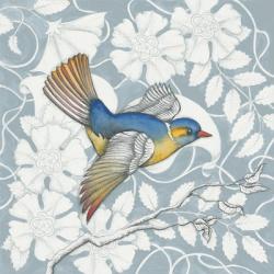 Arts and Crafts Birds III Tone on Tone | Obraz na stenu