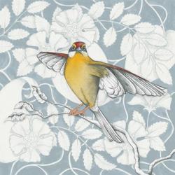 Arts and Crafts Birds IV Tone on Tone | Obraz na stenu
