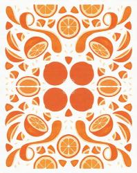 Retro Orange Otomi | Obraz na stenu