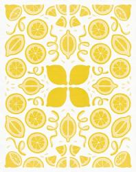 Retro Lemon Otomi Monotone | Obraz na stenu