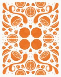 Retro Orange Otomi Monotone | Obraz na stenu