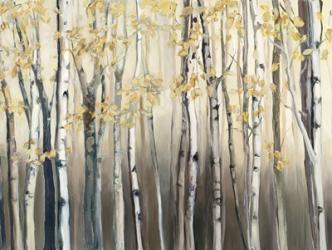 Golden Birch III | Obraz na stenu