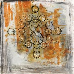 Saffron Mandala II | Obraz na stenu