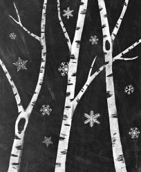 Snowy Birches III | Obraz na stenu