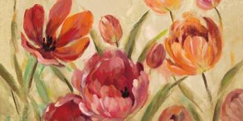 Expressive Tulips Neutral v2 | Obraz na stenu