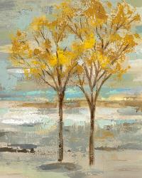 Golden Tree and Fog II | Obraz na stenu