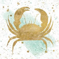 Silver Sea Life Aqua Crab | Obraz na stenu