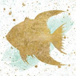 Silver Sea Life Aqua Fish | Obraz na stenu