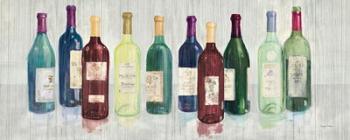 Keeping Good Company on Wood Red Wine | Obraz na stenu