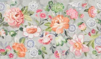 Summer Garden of Delights Gray | Obraz na stenu
