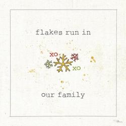 Christmas Cuties V - Flakes Run in Our Family | Obraz na stenu