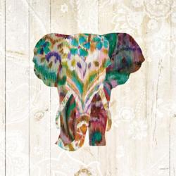 Boho Paisley Elephant III | Obraz na stenu