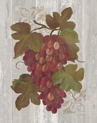 Autumn Grapes I on Wood | Obraz na stenu