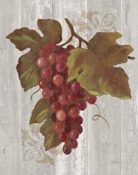 Autumn Grapes III on Wood | Obraz na stenu