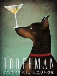Doberman Martini | Obraz na stenu
