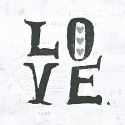 Love Gray Hearts | Obraz na stenu
